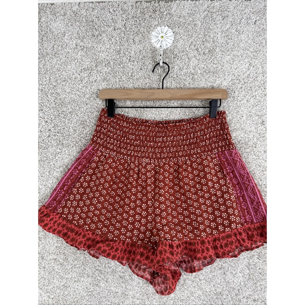 Anthropologie Shorts Womens M Floral Ruffle Boho Lightweight Summer/Fall - Picture 2 of 8